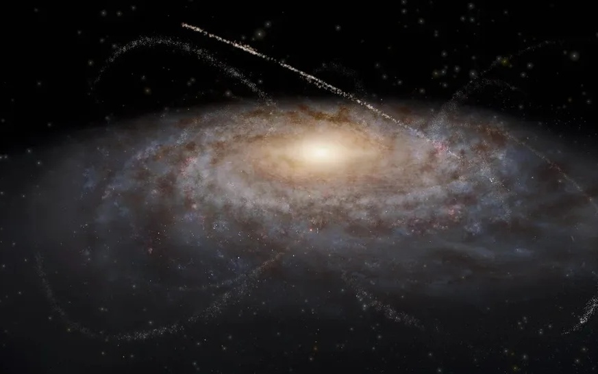 银河系边缘发现数十条暗淡恒星带,为破解暗物质分布提供新线索