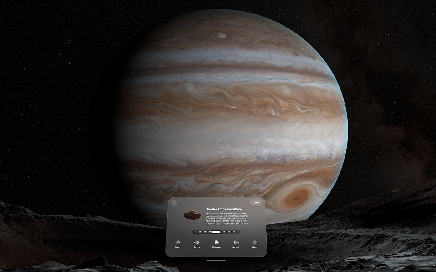 戴上Vision Pro变宇航员：苹果揭秘“木卫五”沉浸环境开发内幕