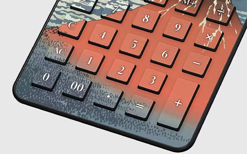 绝美浮世绘风：卡西欧发布两款高颜值计算器