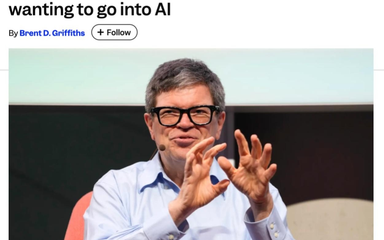 杨立昆寄语有志从事AI行业的学生：打好基础，用好时间