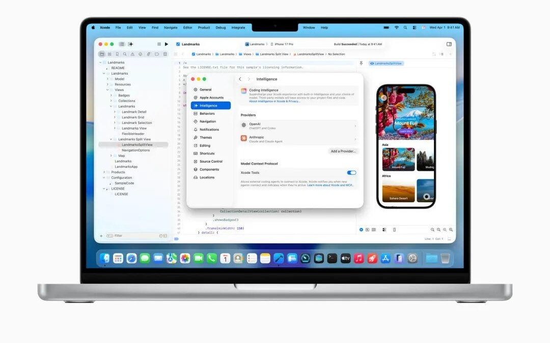 苹果 Xcode 终于引入 AI，「Agentic Coding」攻入「果系」开发者大本营