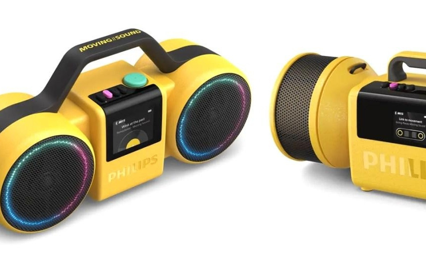飞利浦推出Moving Sound系列：还原80年代时尚，音箱耳机全都有