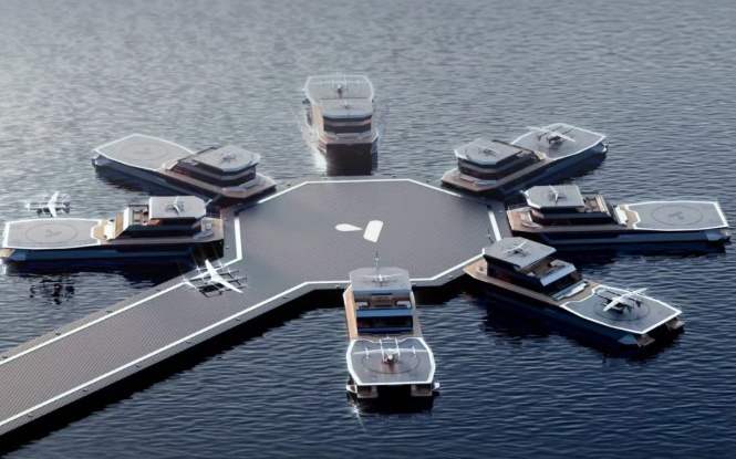 峰飞航空联合宁德时代发布全球首个eVTOL零碳水上机场