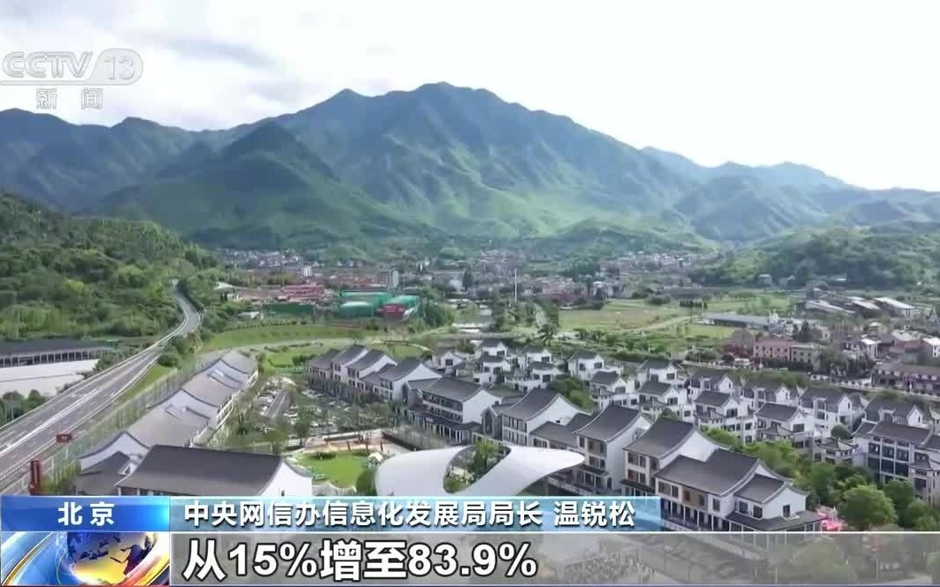 “十四五”期間，我國(guó)5G用戶普及率從15%增至83.9%