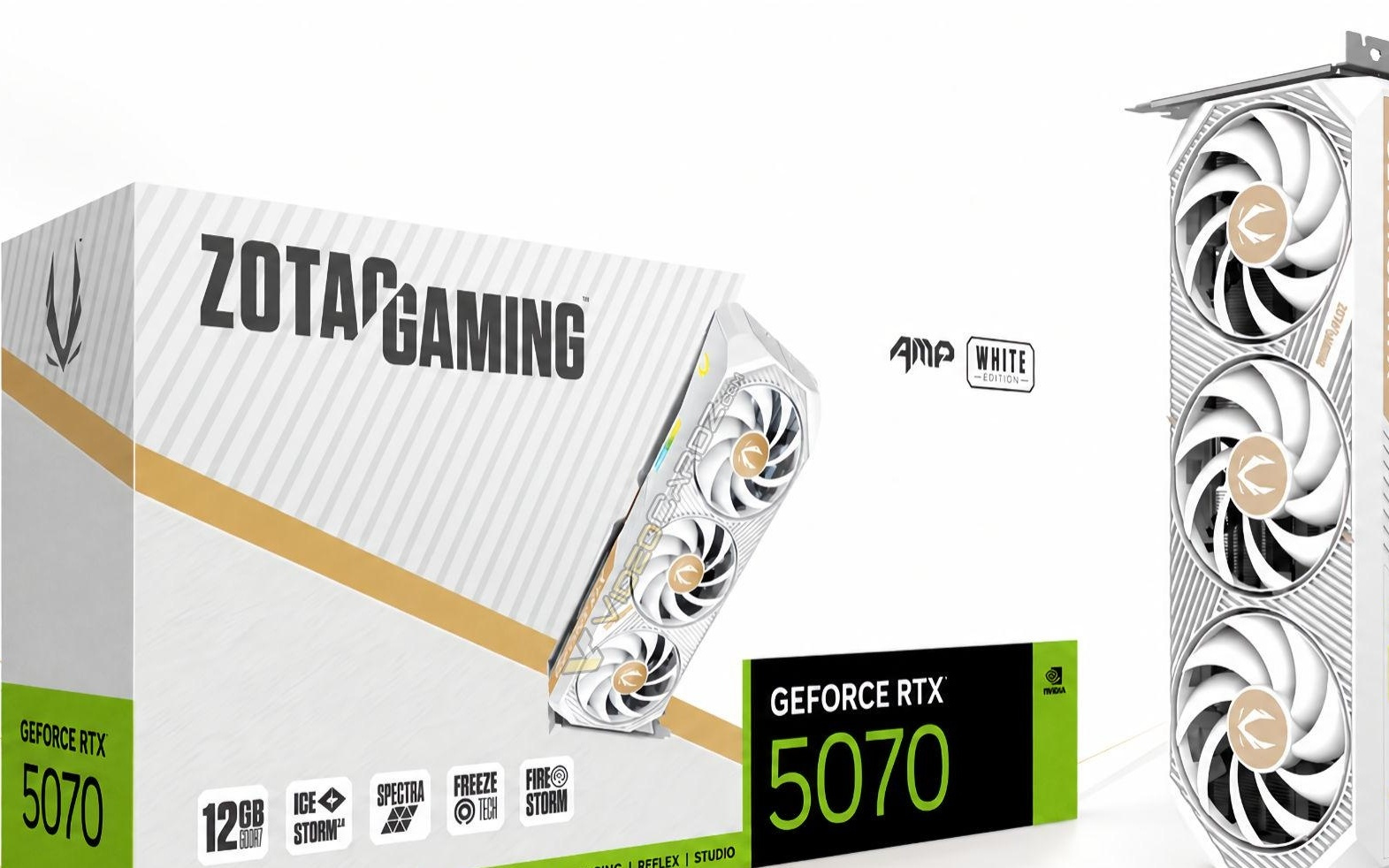 索泰推出首款RTX 5070 AMP白色版显卡