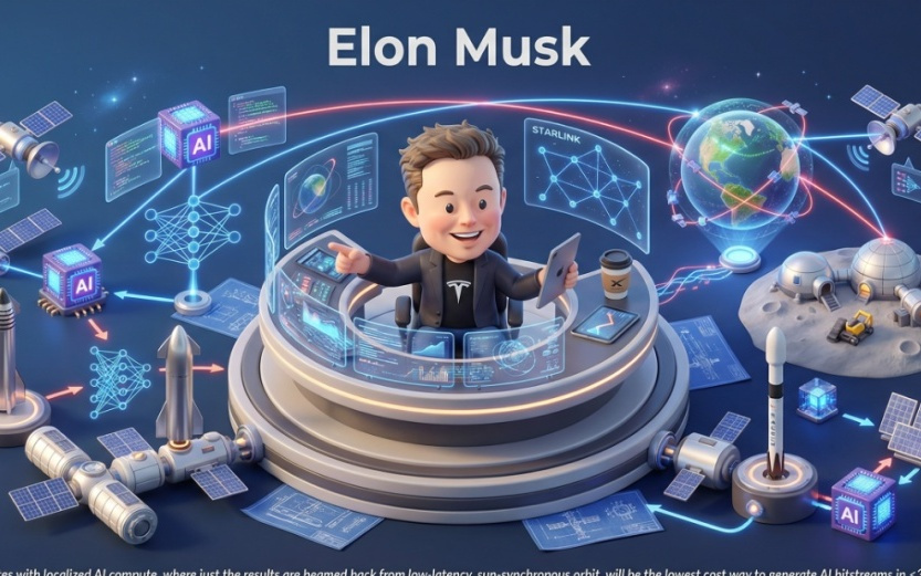 月球建厂、电磁炮发射，卫星本地计算！马斯克曝AI终极构想：迈向卡尔达肖夫II型文明