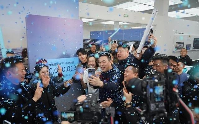 蔚来换电达成1亿次里程碑