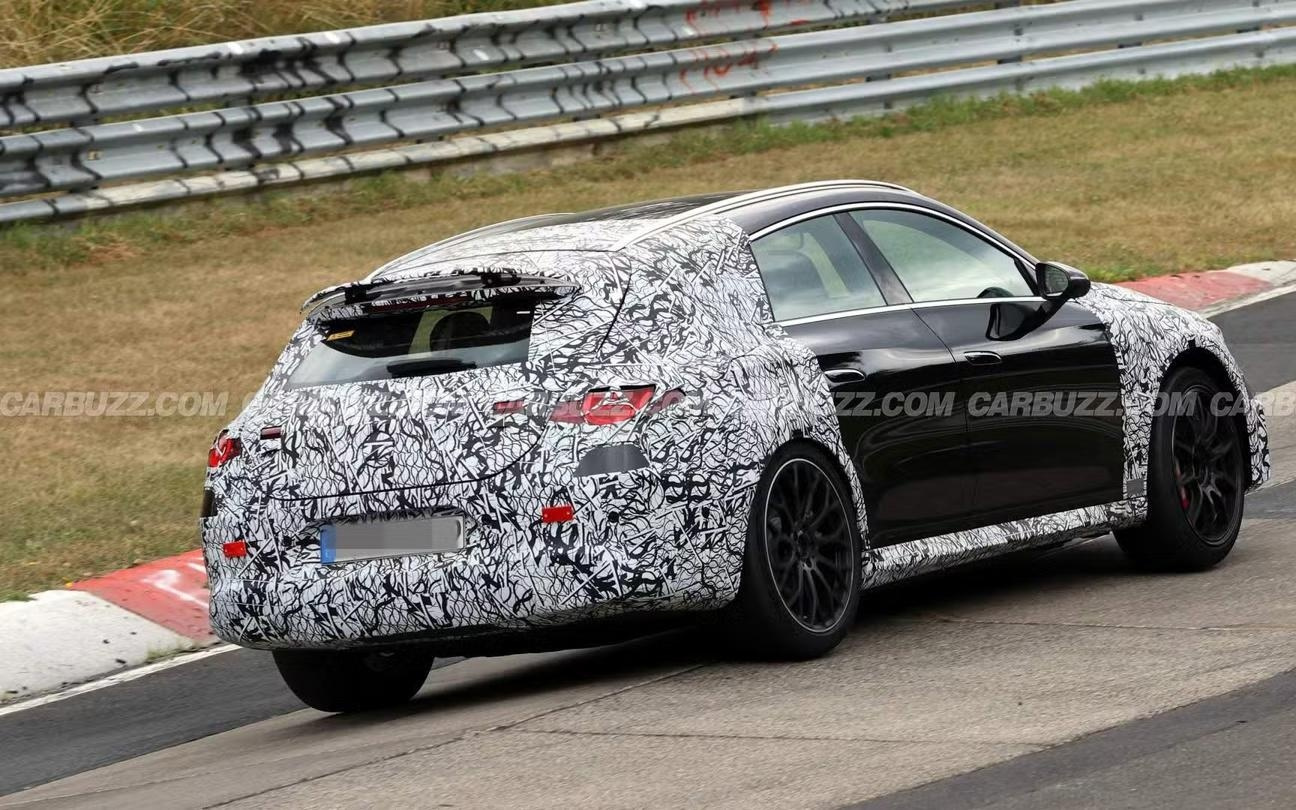 梅赛德斯-AMG CLA Shooting Brake EQ高性能电动旅行车路测图曝光