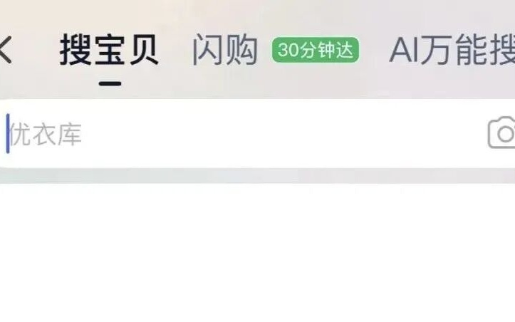 闪购业务再升级，已进入淘宝App搜索框
