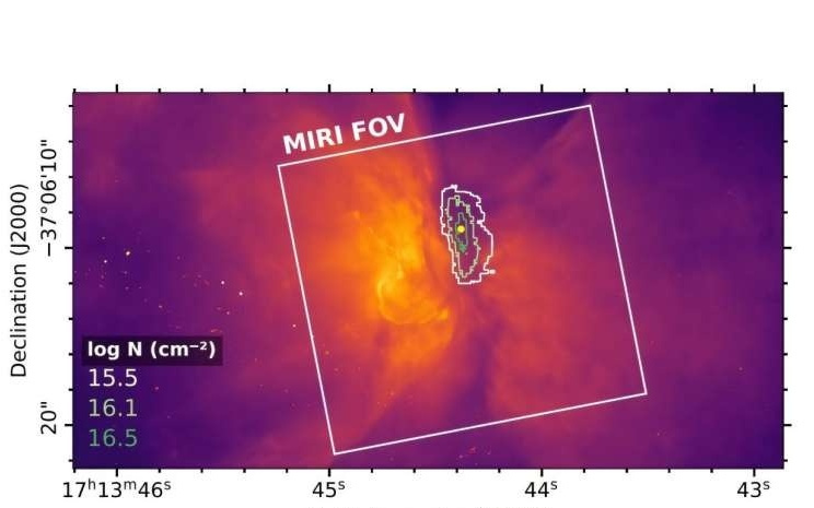 人类首次在行星状星云内发现干冰