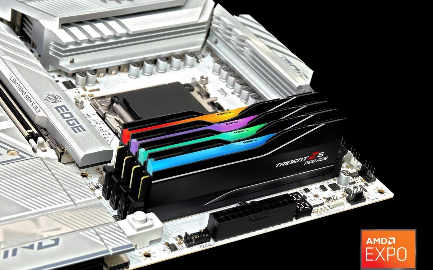 芝奇率先开卖 4×64GB DDR5-6000 CL32 大容量超频 UDIMM 内存套装