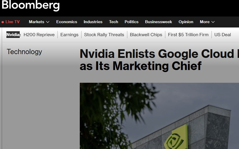 英伟达挖角谷歌,剑指全球品牌升级