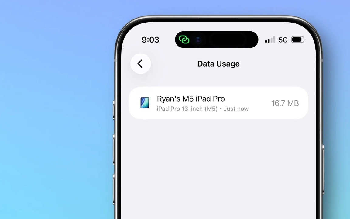 苹果iOS 26.4 Beta 1增强个人热点：让“流量刺客”现形