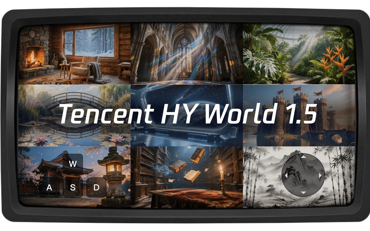 腾讯混元世界模型1.5发布