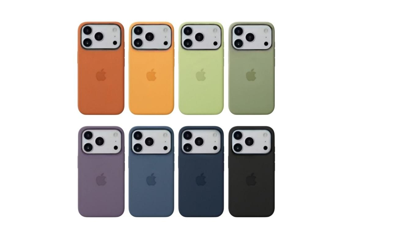 苹果 iPhone 17 系列液态硅胶手机壳 8 色曝光，首加挂绳孔设计
