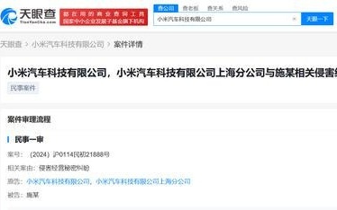 小米汽车发起维权诉讼