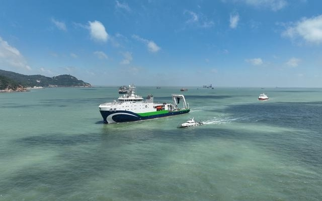 “未来”号正式进驻连云港，为我国深远海绿色智能技术试验添核心平台