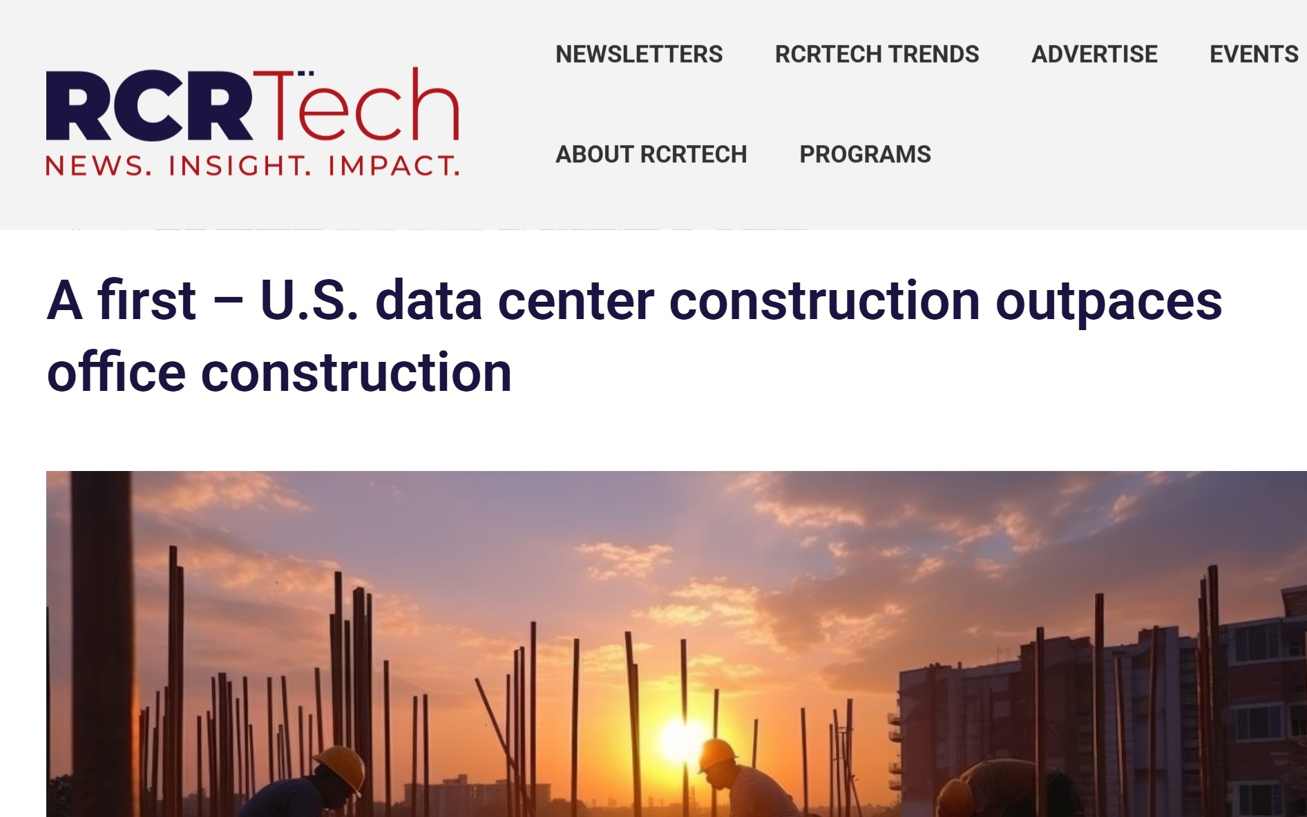 451 亿美元!美国数据中心建设规模首超传统办公楼