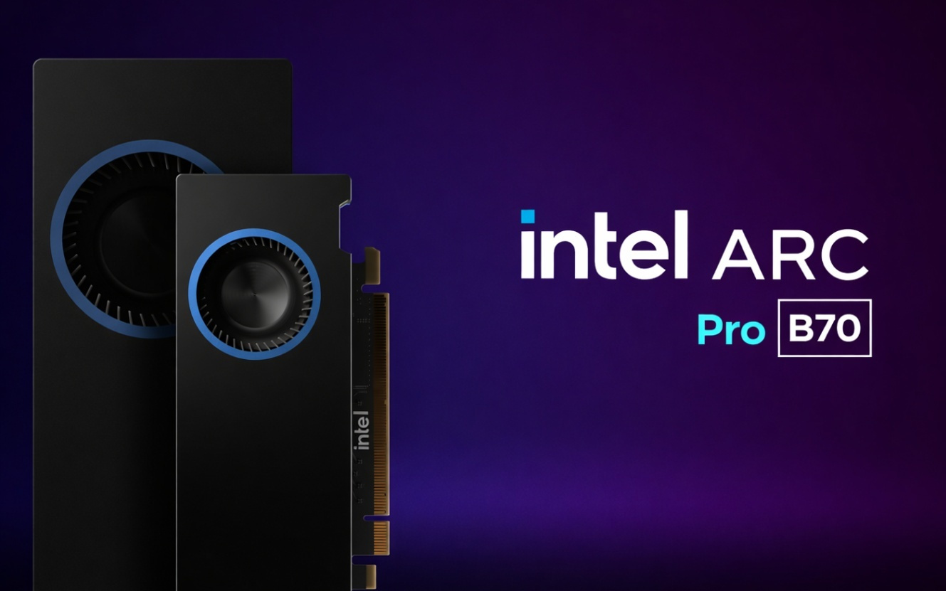 英特尔Arc Pro B70旗舰工作站显卡实锤：预估32GB显存
