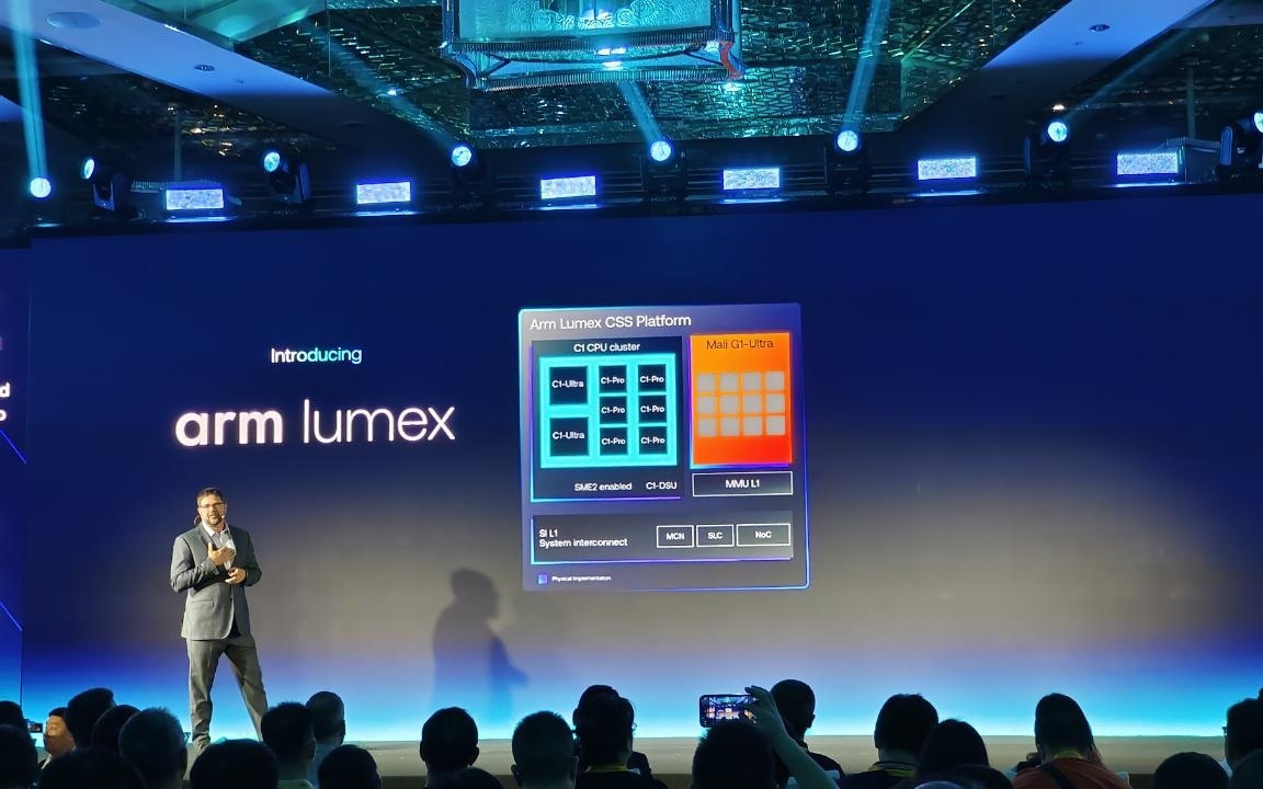 Arm 发布 Lumex CSS，含 C1 Ultra / Pro CPU、Mali G1-Ultra GPU