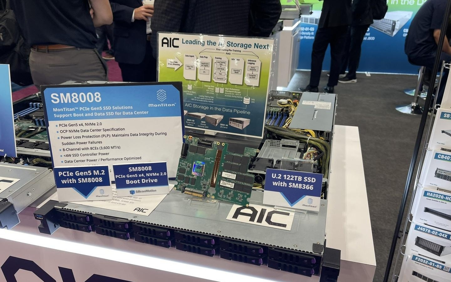 慧荣展示SM8008 SSD主控：双重身份赋能数据中心启动盘与数据盘