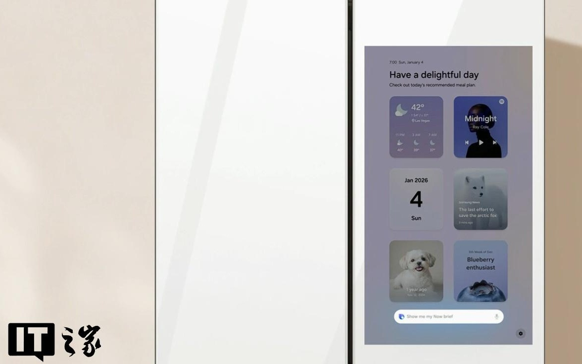 三星1/3的高端冰箱都配备屏幕，与谷歌合作升级AI识别食物