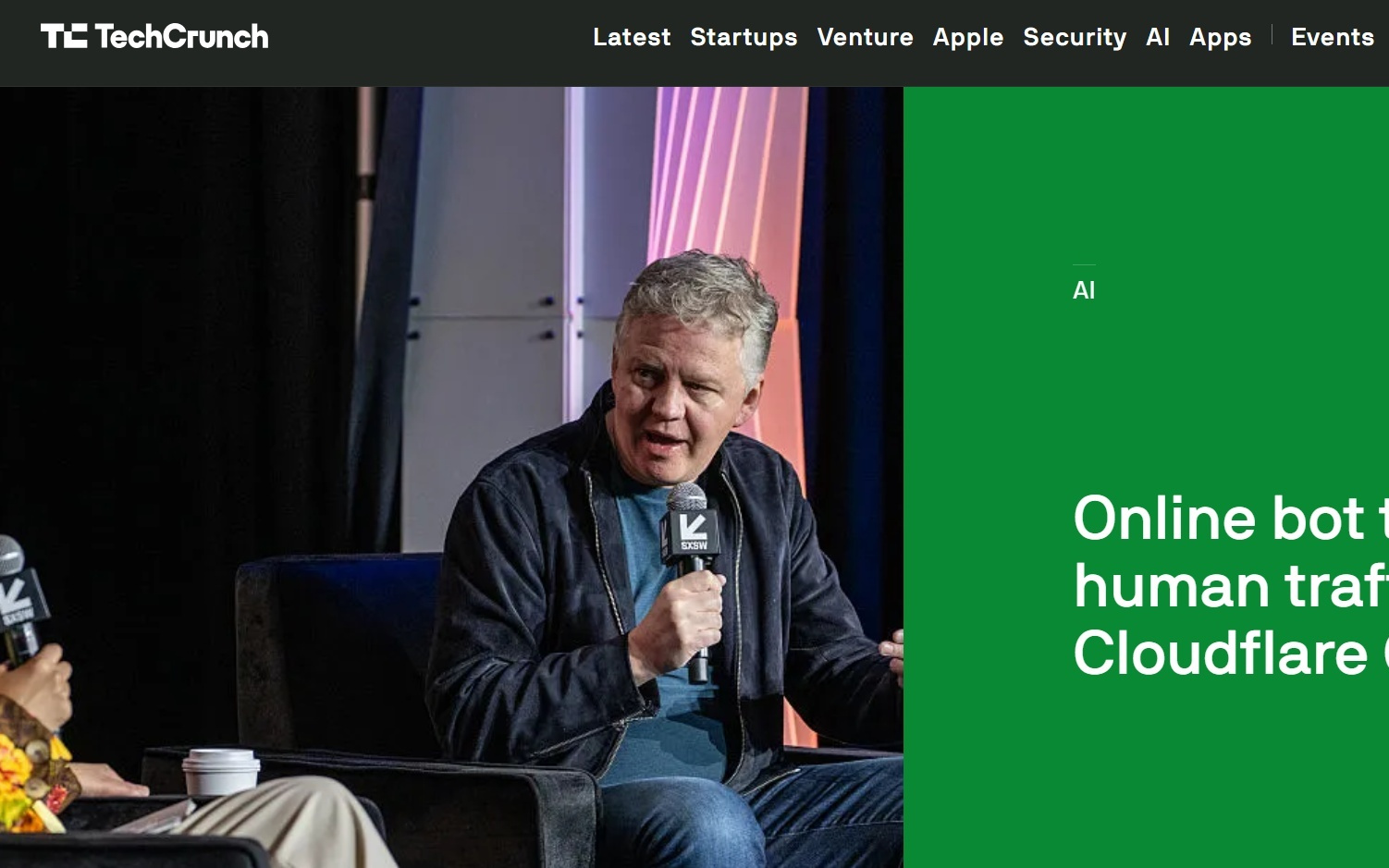 Cloudflare首席执行官预测:2027年互联网AI机器人流量将超人类