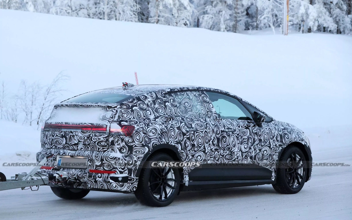 奥迪最小纯电SUV:新A2 e-tron路测图曝光