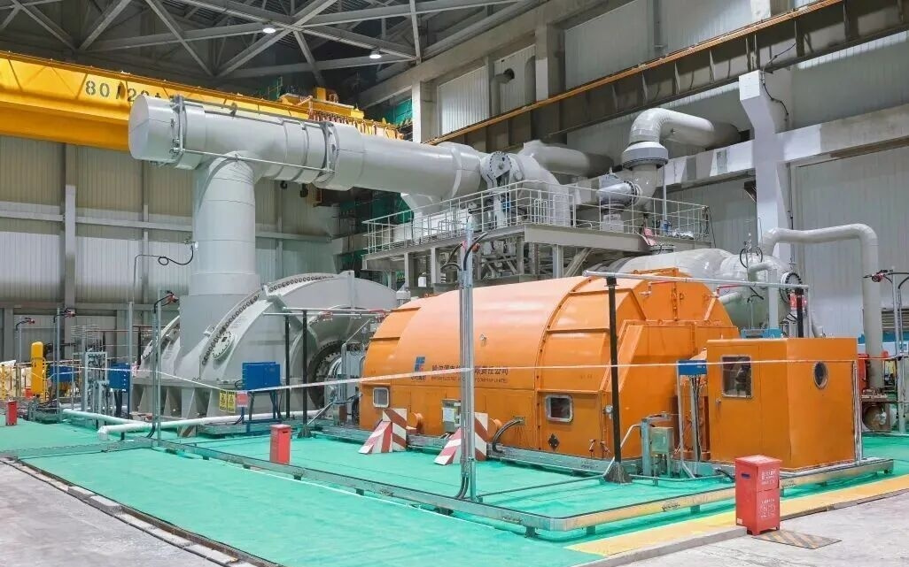 “玲龙一号”汽轮发电机组非核冲转成功