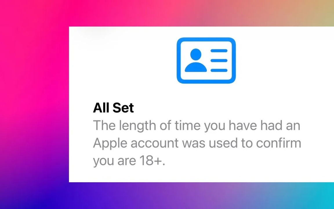 苹果iOS 26.4测试版在英国上线年龄验证机制，耗时不到30秒