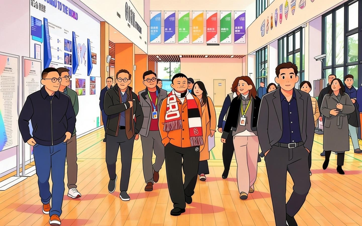 罕见齐聚:马云与阿里、蚂蚁核心管理层现身杭州云谷学校