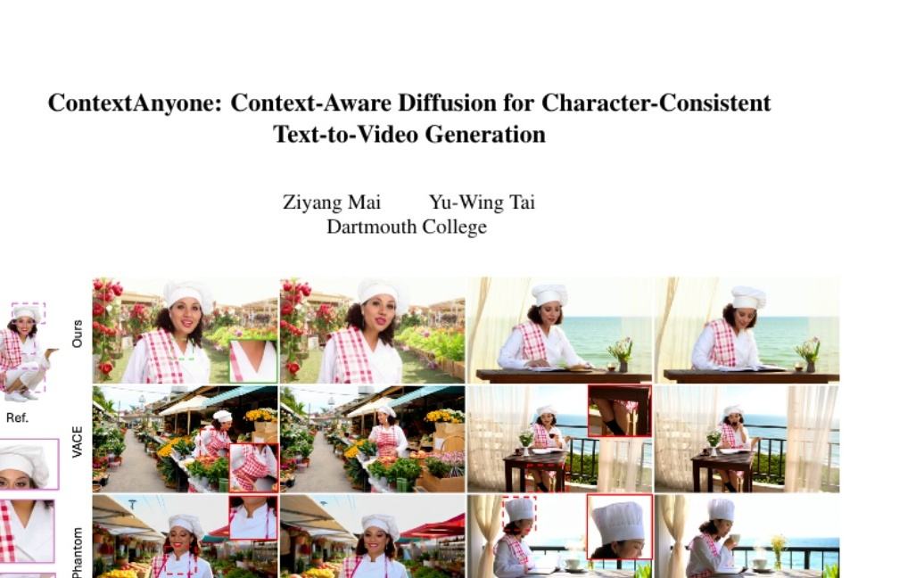 达特茅斯学院突破：AI视频中人物身份跨场景识别