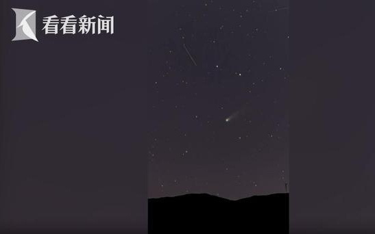千年一遇 今年以来最亮彗星现身天际