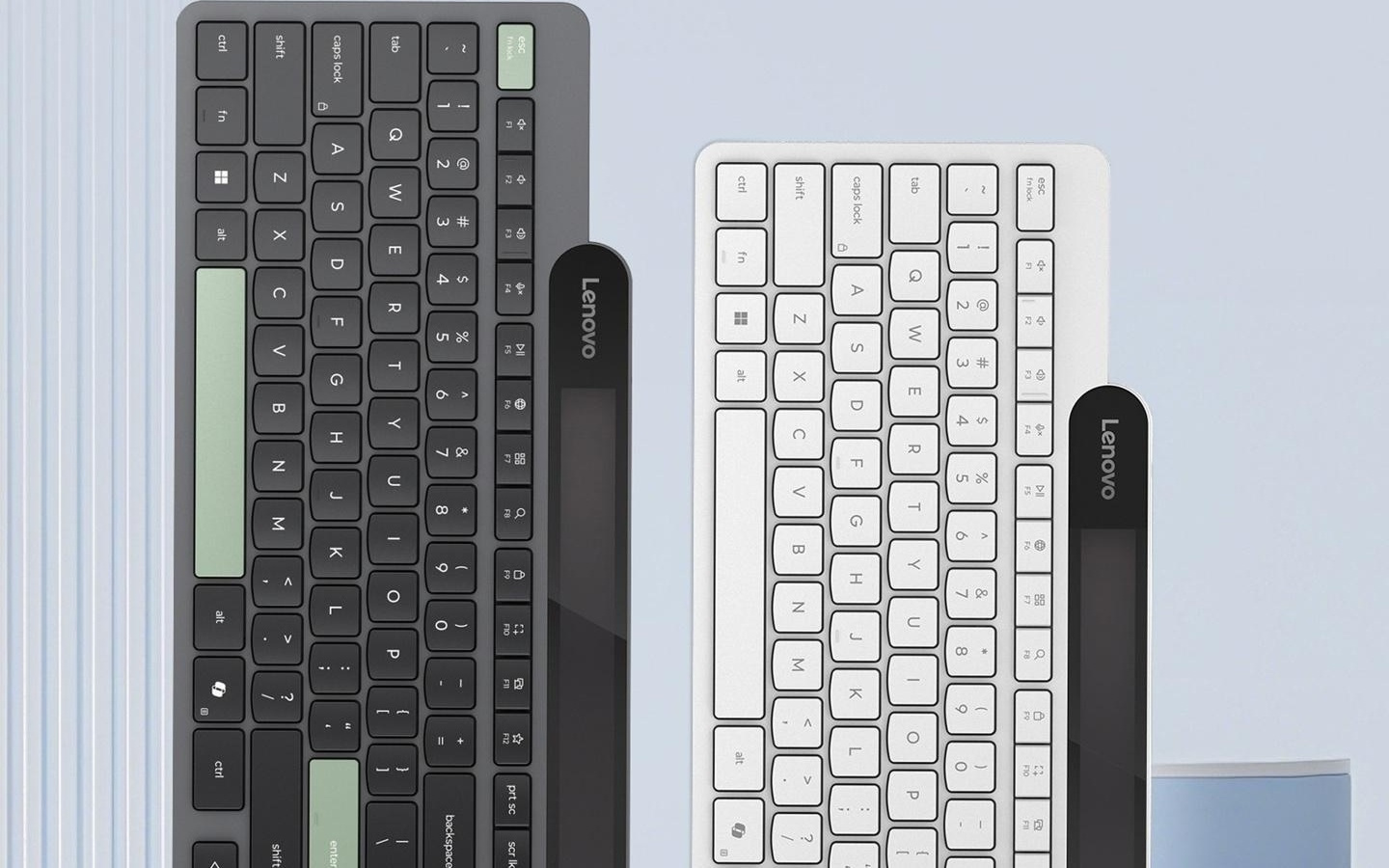 Lenovo 800光能蓝牙键盘国行上市：满电纯黑续航30天，249元
