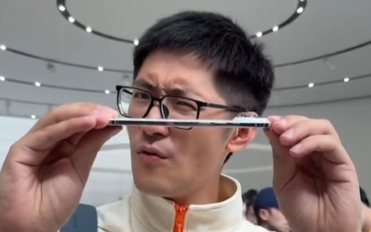 苹果iPhone Air压弯实测：真的很硬 不用担心坐弯