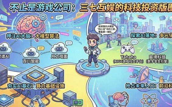 三七互娱买下半个AI圈：智谱、月之暗面、百川智能均在其中