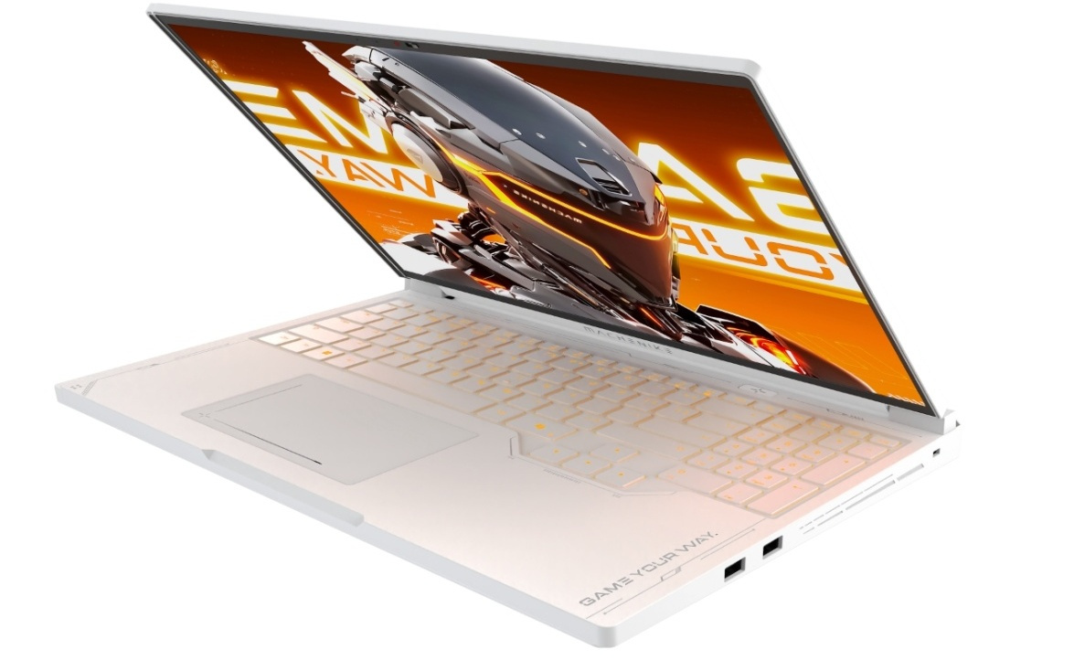 机械师新品曙光 16S Ultra 游戏本首秀 BW2025，通体纯白设计