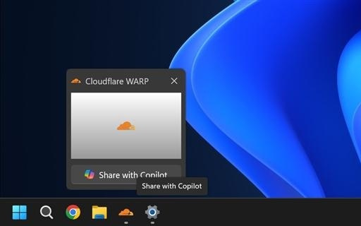 微软测试Windows 11任务栏新功能：可直接向AI助手共享窗口
