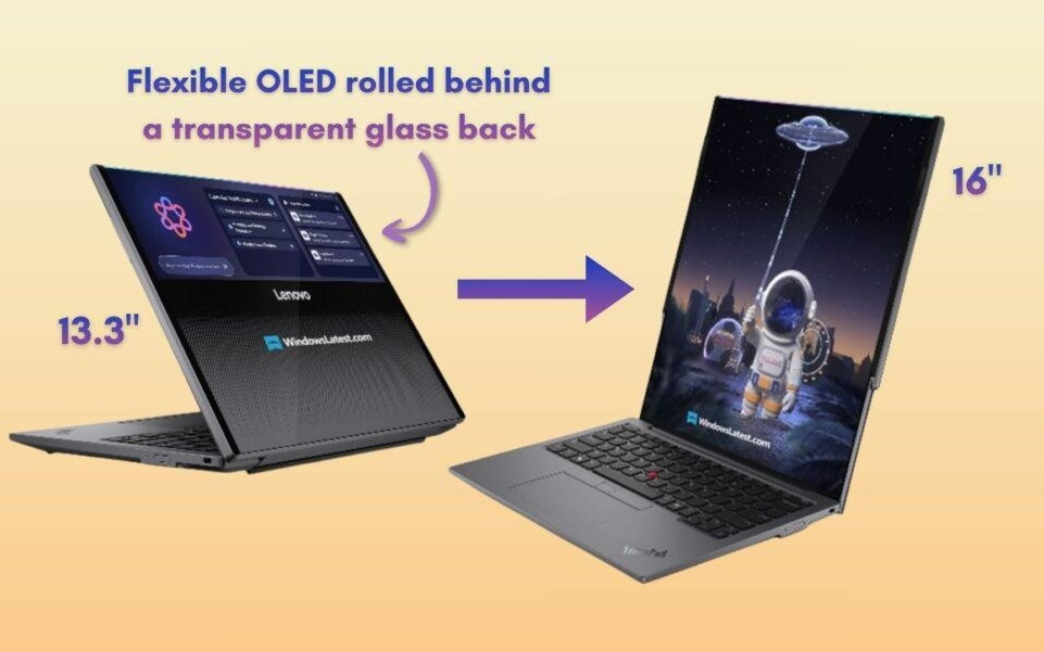 屏幕能“長高”：聯想垂直卷軸概念筆記本曝光，將首秀CES 2026