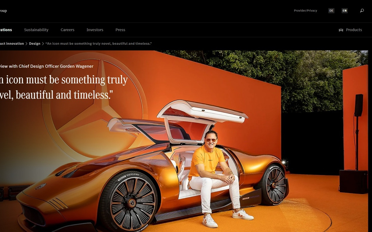 梅赛德斯-奔驰首席设计官、28年老将瓦格纳宣布离职