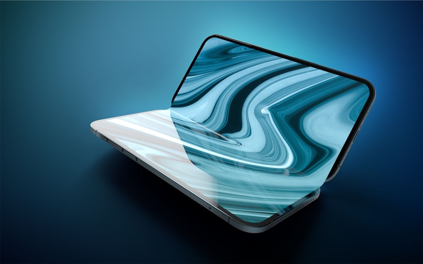 苹果首款折叠iPhone Fold爆料：液态金属铰链、改良版钛合金材质