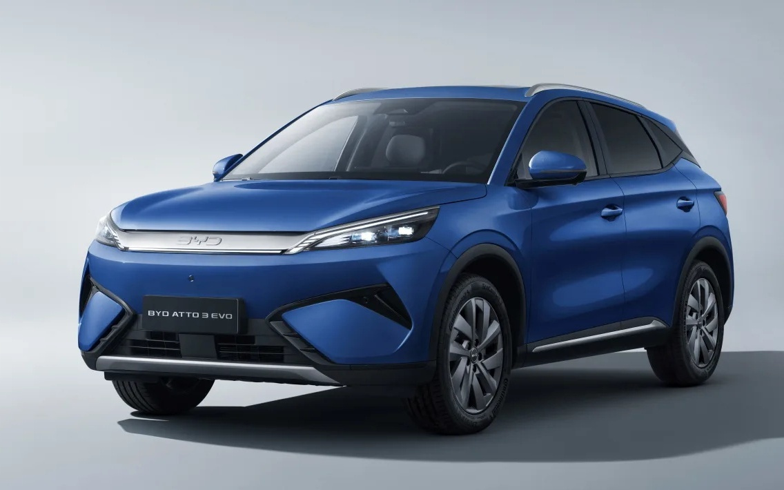 比亚迪ATTO 3 Evo英国上市：3.9万英镑起售，还有443马力双电机版