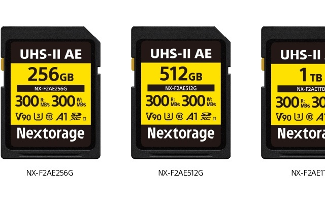 Nextorage介绍NX-F2AE系列UHS-II SD卡，V90速度等级