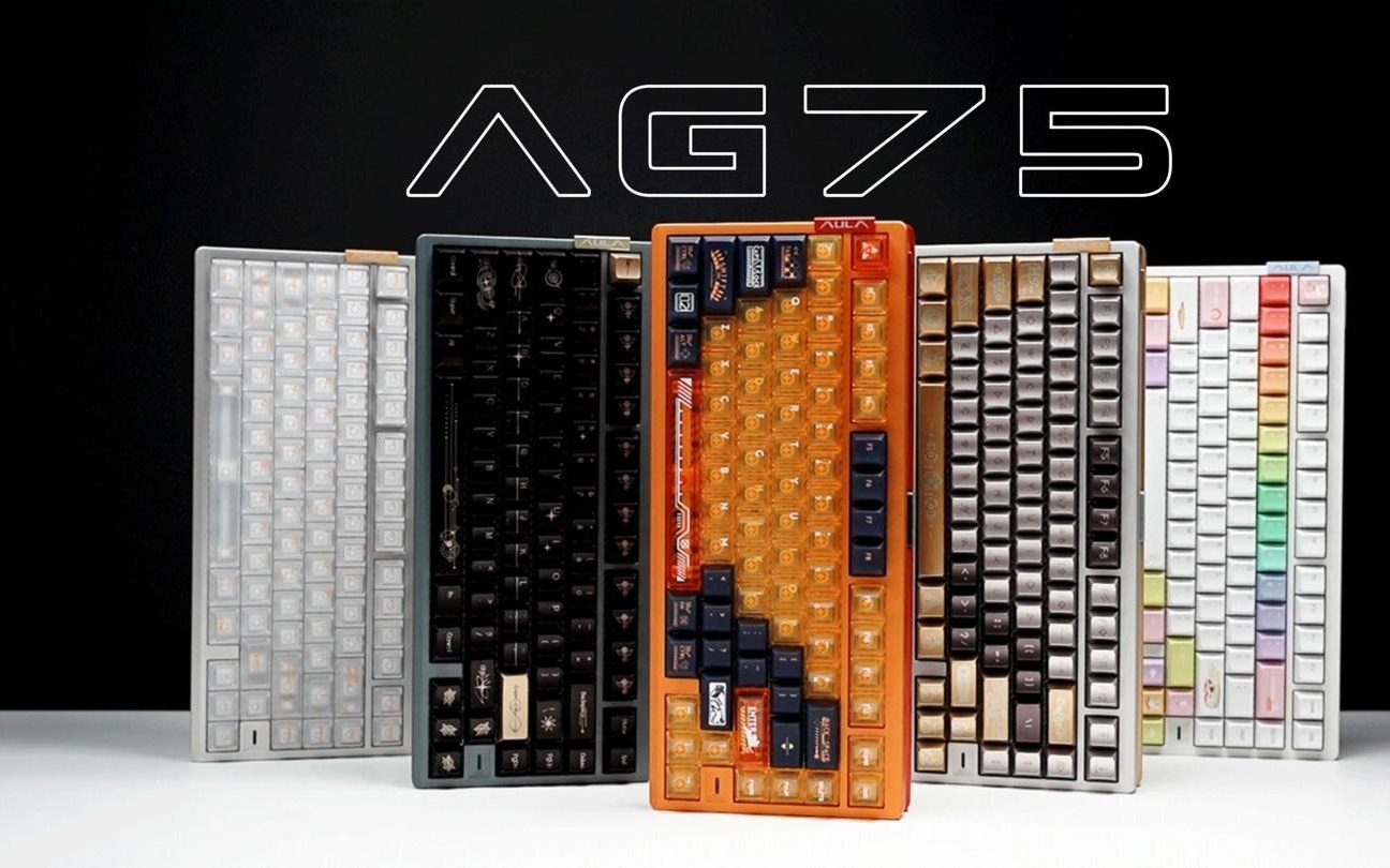 狼蛛推出AG75家族磁轴有线键盘：软硬手感瞬切，6层内部填充