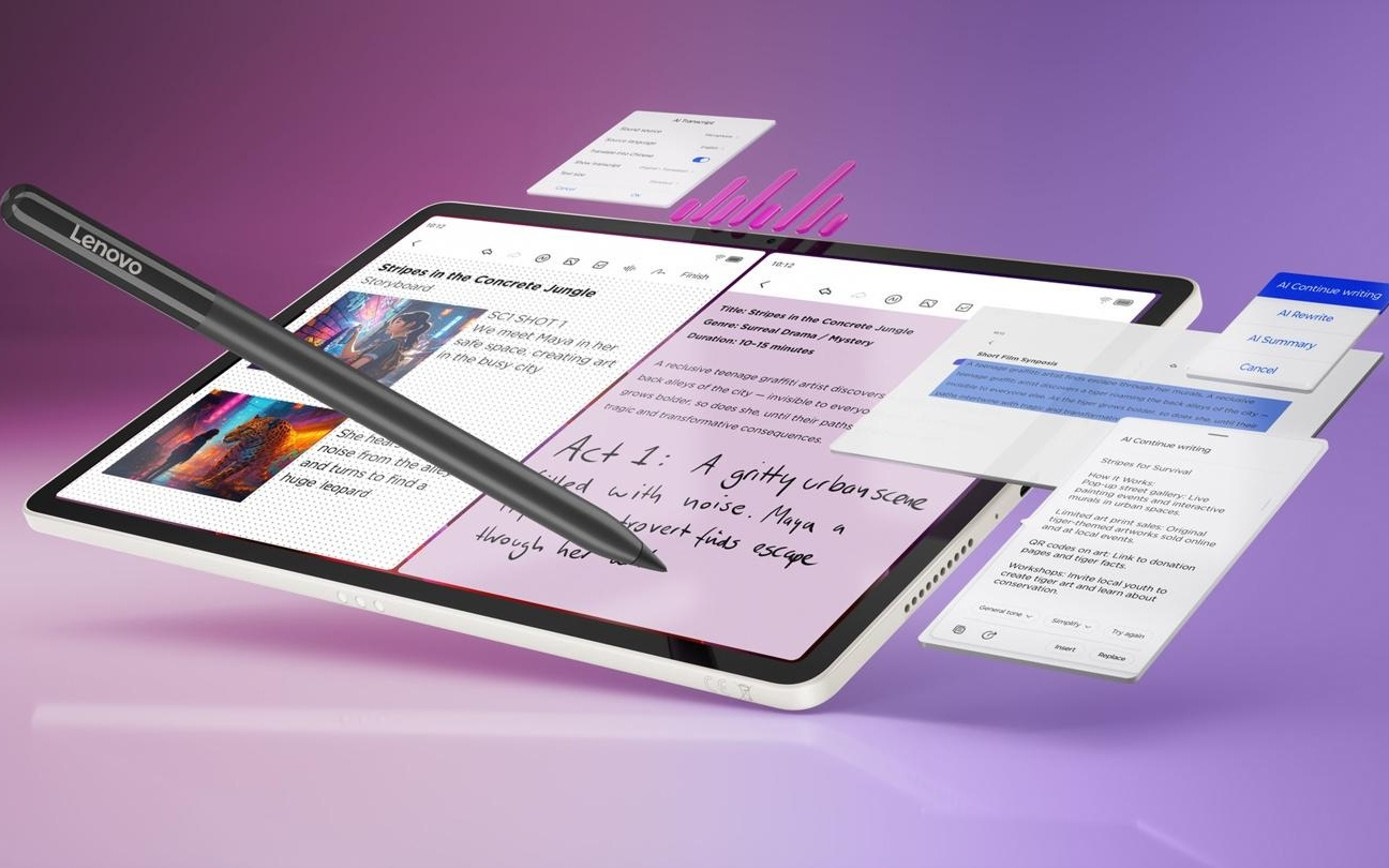 联想全球发布 Yoga Tab 平板电脑，规格类似国内小新平板 Pro GT