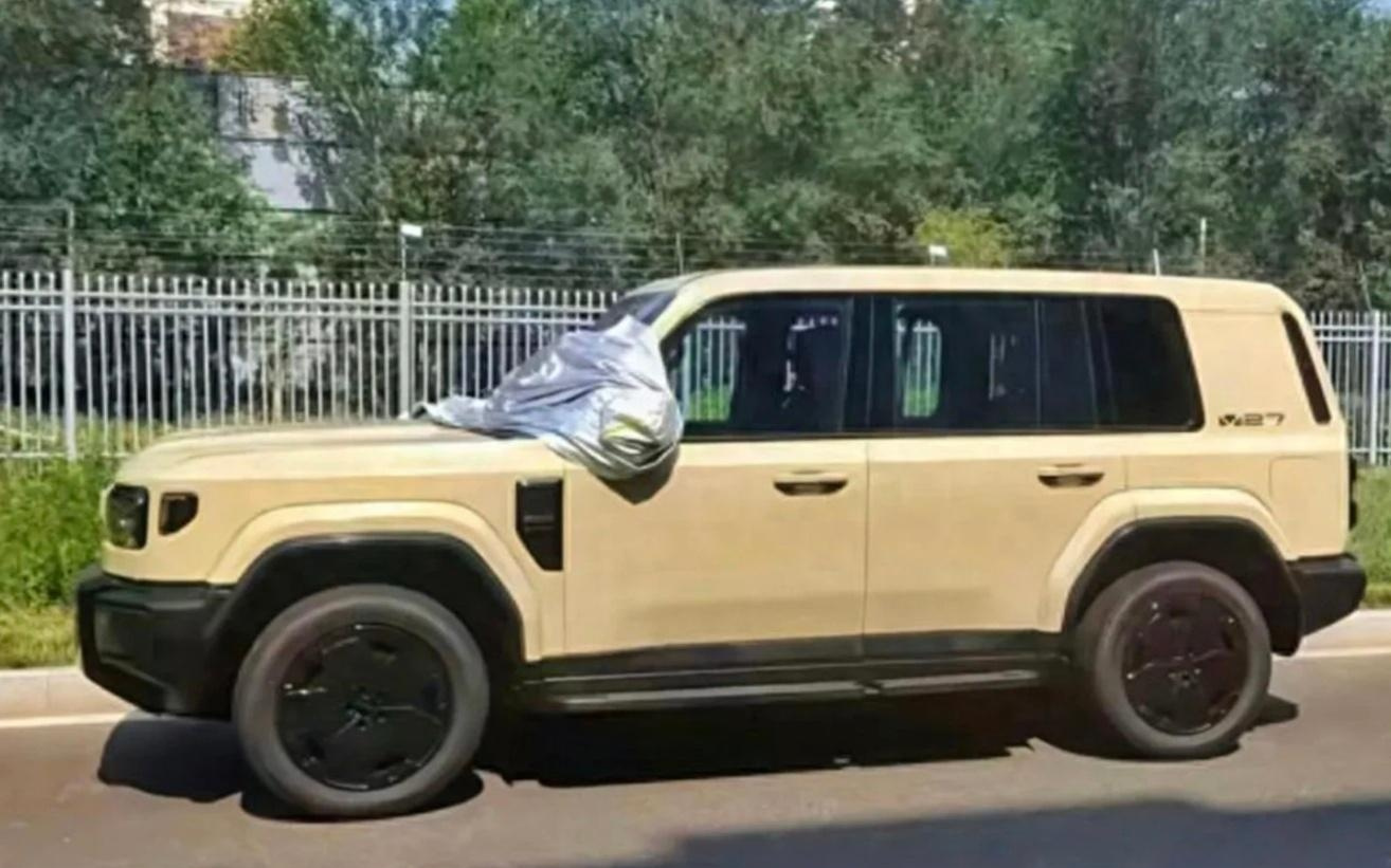奇瑞 iCAR V27 无伪谍照曝光：家族最大 SUV 新车，外观方正