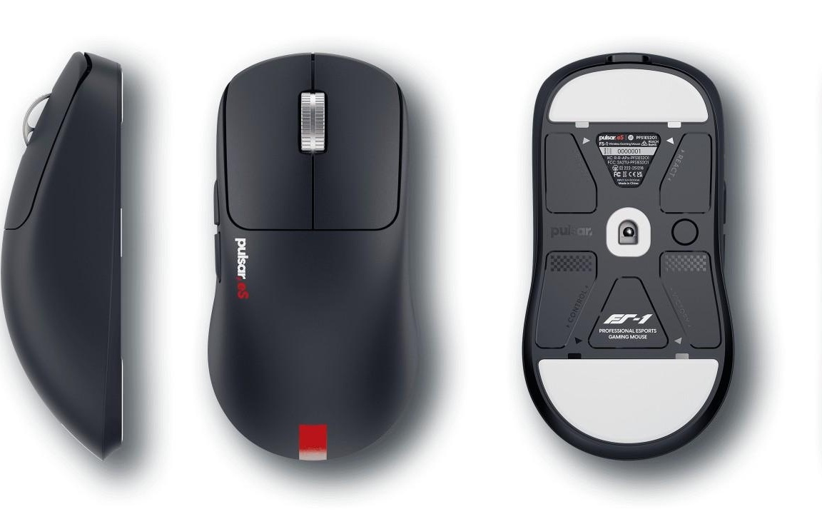 Pulsar派世eS FS-1鼠标国行上市：联合VAXEE打造，低背收腰