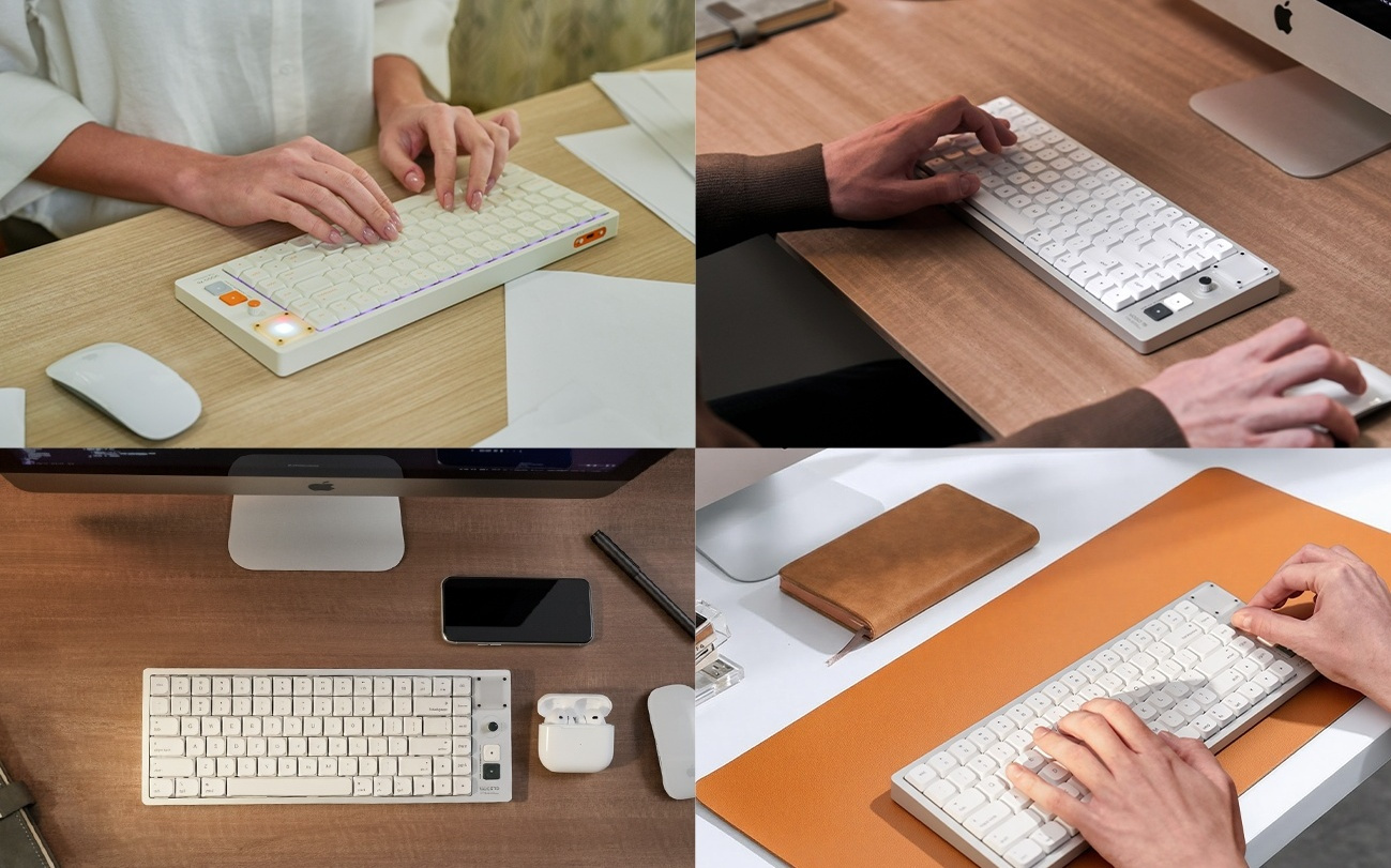 ATK推出Yogo 75矮轴机械键盘：复古设计，三模连接