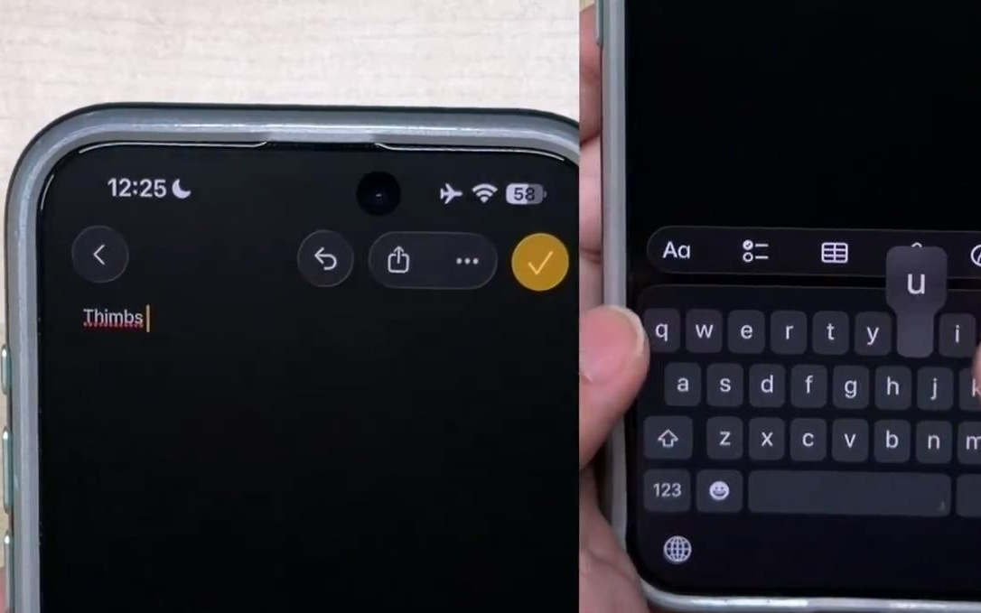 网友反馈苹果 iOS 26 存 BUG：iPhone 输入 u 变字母 j