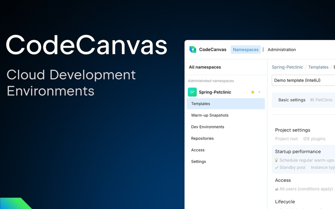 JetBrains宣布明年关停云端开发环境平台 CodeCanvas